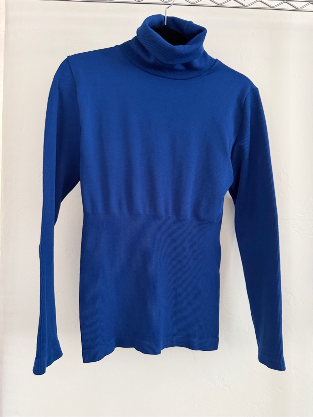 French Laundry Royal Blue Turtleneck Long Sleeve Top